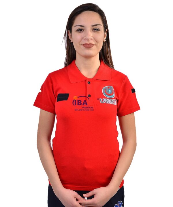 UMKE Kırmızı Polo Yaka T-Shirt ( M Beden )
