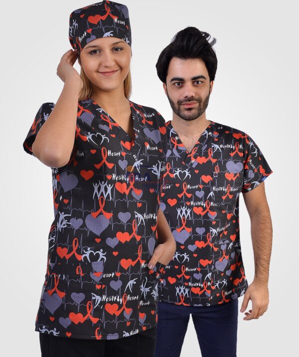 Terikoton Üst Desenli (HEALTY HEART)