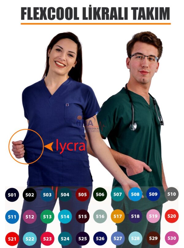 Flexcool (Likralı) Terikoton Takım