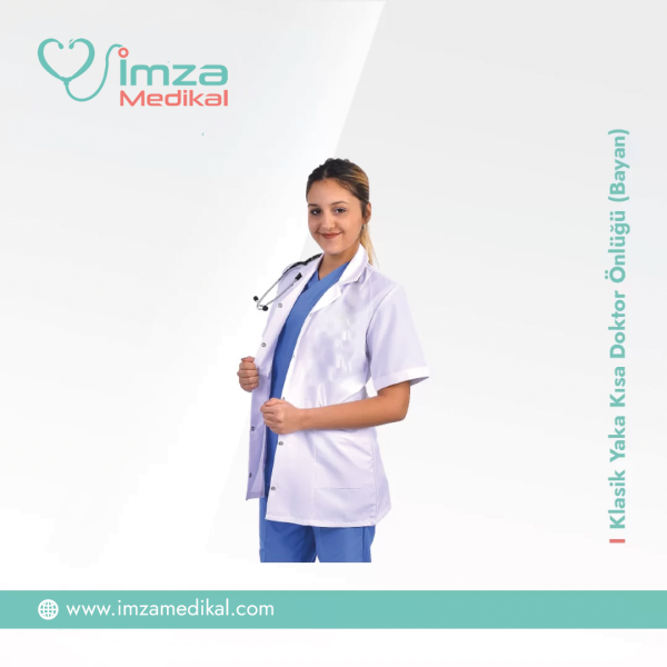 Önlük - Kısa - Bayan - Klasik Yaka