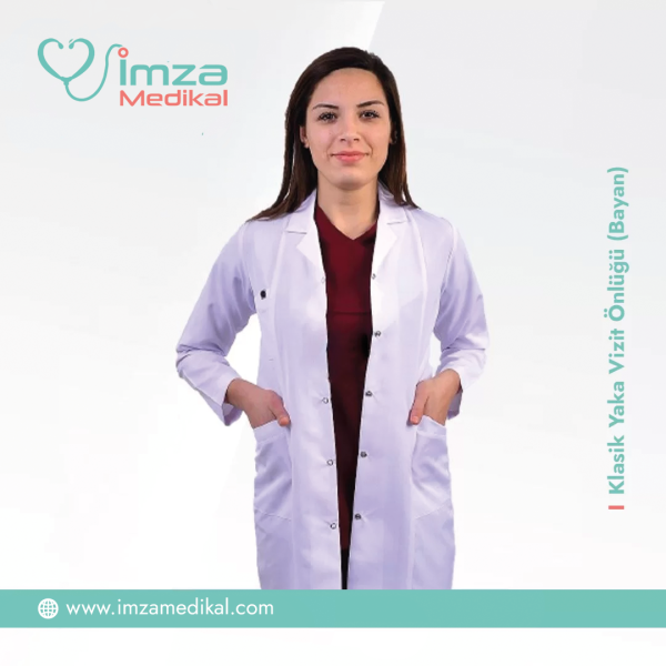 Önlük - Vizit - Bayan - Klasik Yaka