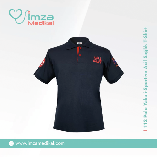 İ-SPORTİVE Polo Yaka Acil Sağlık T-Shirt