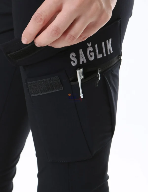 112 Outdoor Çok Cepli Likralı Tactical Pantolon (SLIM FIT) - Görsel 4